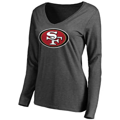 San Francisco 49ers Women's Team Logo Long Sleeve T-Shirt