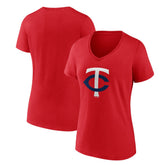Minnesota Twins Women's Secondary Color Primary Logo T-Shirt | MLB For sale