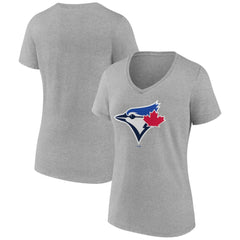 Toronto Blue Jays Women's Secondary Color Primary Logo T-Shirt | MLB Outlet