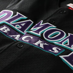 Randy Johnson Arizona Diamondbacks Mitchell & Ness Cooperstown Collection Mesh Batting Practice Button-Up Jersey | MLB For sale