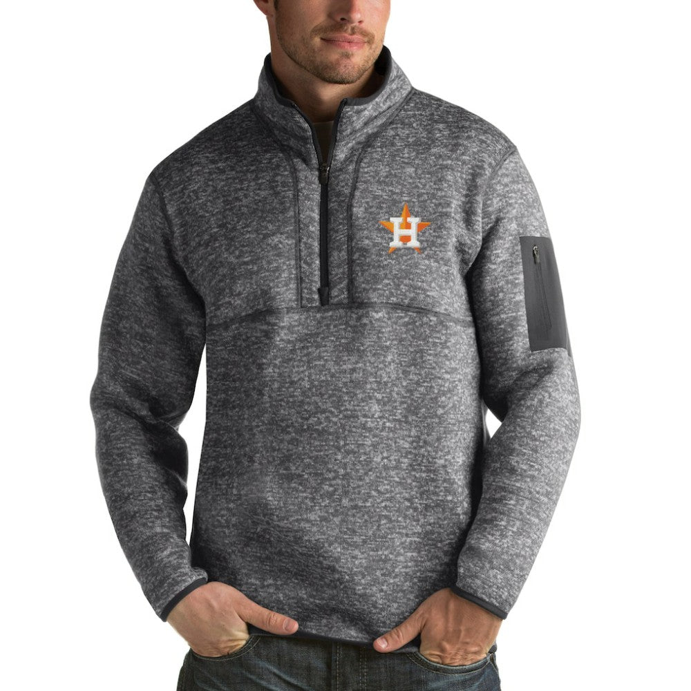 Houston Astros Antigua Fortune Half-Zip Sweater | MLB Outlet