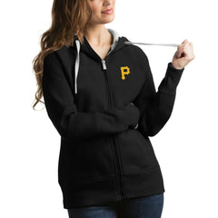 Pittsburgh Pirates Antigua Women's Victory Full-Zip Hoodie | MLB Online