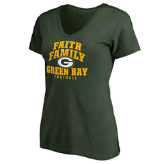 Green Bay Packers Women's Faith Family T-Shirt
