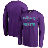 Charlotte Hornets Victory Arch Long Sleeve T-Shirt On Sale