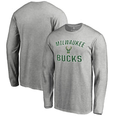Milwaukee Bucks Victory Arch Long Sleeve T-Shirt New