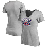 Montreal Canadiens Women's Hometown Collection Go Habs V-Neck T-Shirt Sale
