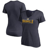 Nashville Predators Women's Hometown Collection Smashville V-Neck T-Shirt On Sale