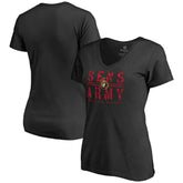 Ottawa Senators Women's Hometown Collection Sens Army V-Neck T-Shirt Outlet