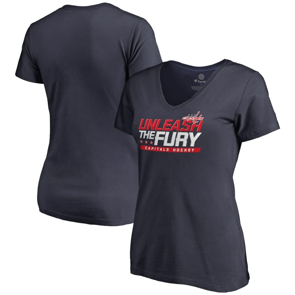 Washington Capitals Women's Hometown Collection The Fury V-Neck T-Shirt Discount