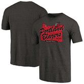 Portland Trail Blazers Hometown Collection Old Town 2 Tri-Blend T-Shirt On Sale