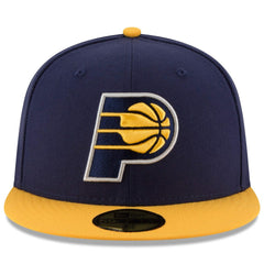 Indiana Pacers Team Color 2Tone 59FIFTY Fitted Hat New