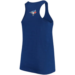 Toronto Blue Jays Soft as a Grape Women's Plus Size Swing for the Fences Racerback Tank Top | MLB Discount