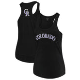 Colorado Rockies Soft as a Grape Women's Plus Size Swing for the Fences Racerback Tank Top | MLB New