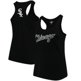 Chicago White Sox Soft as a Grape Women's Plus Size Swing for the Fences Racerback Tank Top | MLB Discount