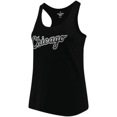 Chicago White Sox Soft as a Grape Women's Plus Size Swing for the Fences Racerback Tank Top | MLB Discount