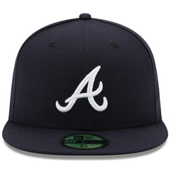 Atlanta Braves New Era Road Authentic Collection On-Field 59FIFTY Fitted Hat | MLB Sale