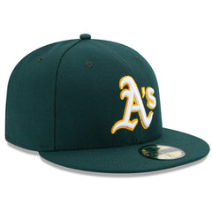 Athletics New Era Road Authentic Collection On Field 59FIFTY Performance Fitted Hat | MLB Discount