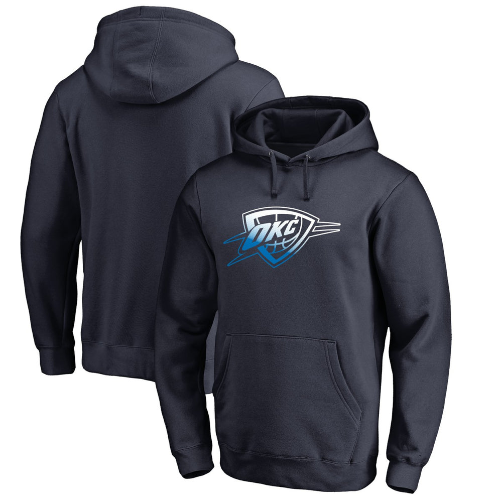 Oklahoma City Thunder Gradient Logo Pullover Hoodie For Sale