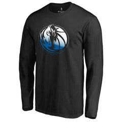 Dallas Mavericks Gradient Logo Long Sleeve T-Shirt sale Discount