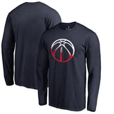 Washington Wizards Gradient Logo Long Sleeve T-Shirt On Sale