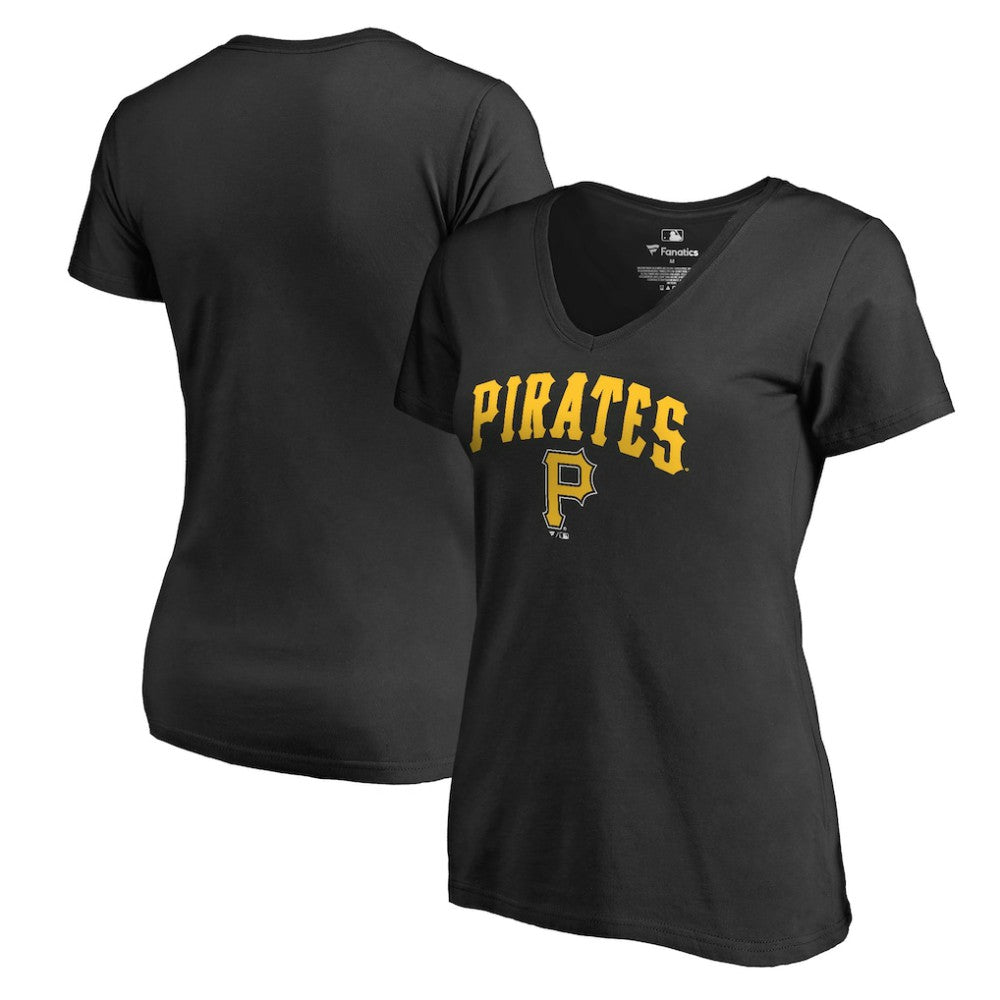 Pittsburgh Pirates Women's Core Wahconah V-Neck T-Shirt | MLB Discount