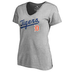 Detroit Tigers Women's Core Wahconah V-Neck T-Shirt | MLB For sale