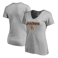 San Diego Padres Women's Core Wahconah V-Neck T-Shirt | MLB US