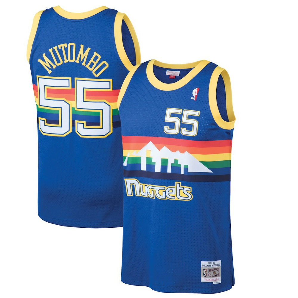 Dikembe Mutombo Denver Nuggets 1991/92 Hardwood Classics Swingman Jersey sale Online