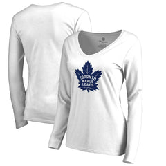 Toronto Maple Leafs Women's Primary Logo Long Sleeve T-Shirt For Sale