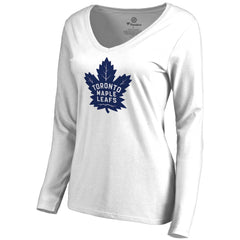 Toronto Maple Leafs Women's Primary Logo Long Sleeve T-Shirt For Sale