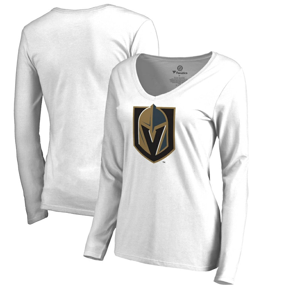 Vegas Golden Knights Women's Primary Team Logo Long Sleeve T-Shirt On Sale