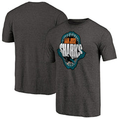 San Jose Sharks Hometown Collection Chomp Tri-Blend T-Shirt Outlet