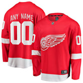 Detroit Red Wings Fanatics Home Breakaway Custom Jersey On Sale