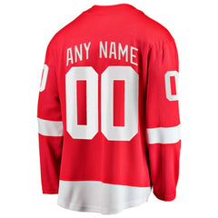 Detroit Red Wings Fanatics Home Breakaway Custom Jersey On Sale