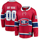 Montreal Canadiens Fanatics Home Breakaway Custom Jersey Outlet