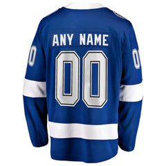 Tampa Bay Lightning Fanatics Home Breakaway Custom Jersey Discount