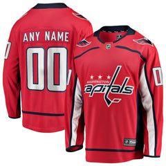 Washington Capitals Fanatics Home Breakaway Custom Jersey Outlet