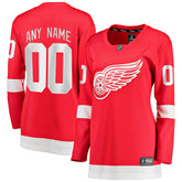 Detroit Red Wings Fanatics Women's Home Breakaway Custom Jersey Discount