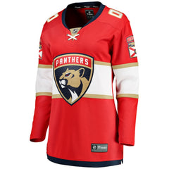 Florida Panthers Fanatics Women's Home Breakaway Custom Jersey For Sale