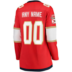 Florida Panthers Fanatics Women's Home Breakaway Custom Jersey For Sale