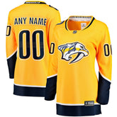 Nashville Predators Fanatics Women's Home Breakaway Custom Jersey For Sale