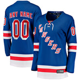 New York Rangers Fanatics Women's Home Breakaway Custom Jersey For Sale