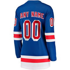 New York Rangers Fanatics Women's Home Breakaway Custom Jersey For Sale