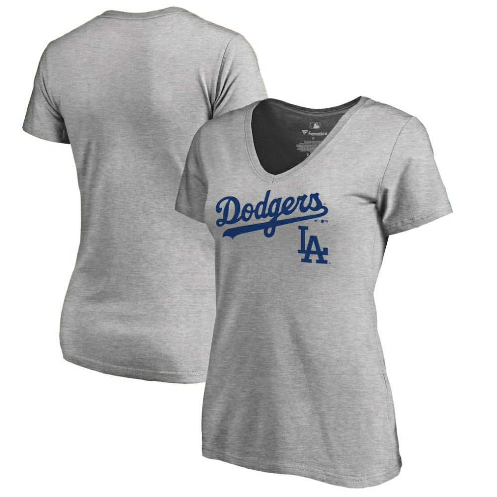 Los Angeles Dodgers Women's Team Lockup T-Shirt | MLB On Sale