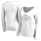 Chicago Blackhawks Women's White Out Long Sleeve T-Shirt Discount