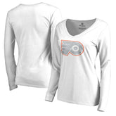 Philadelphia Flyers Women's White Out Long Sleeve T-Shirt Online