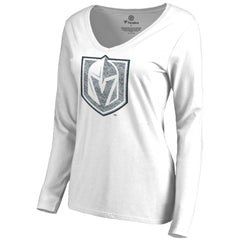 Vegas Golden Knights Women's White Out Long Sleeve T-Shirt Sale