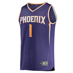 Devin Booker Phoenix Suns Fast Break Replica Jersey Purple On Sale