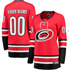 Carolina Hurricanes Fanatics Women's Alternate Breakaway Custom Jersey For Sale