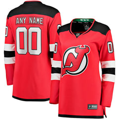 New Jersey Devils Fanatics Women's Home Breakaway Custom Jersey Discount